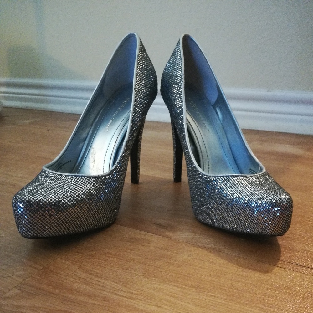 💙Beautiful sparkly bcbg platform heels - Picture 6 of 8